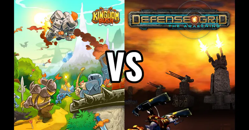 Defense Grid: The Awakening vs. Kingdom Rush