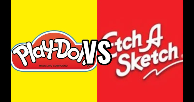 Etch A Sketch vs. Play-Doh