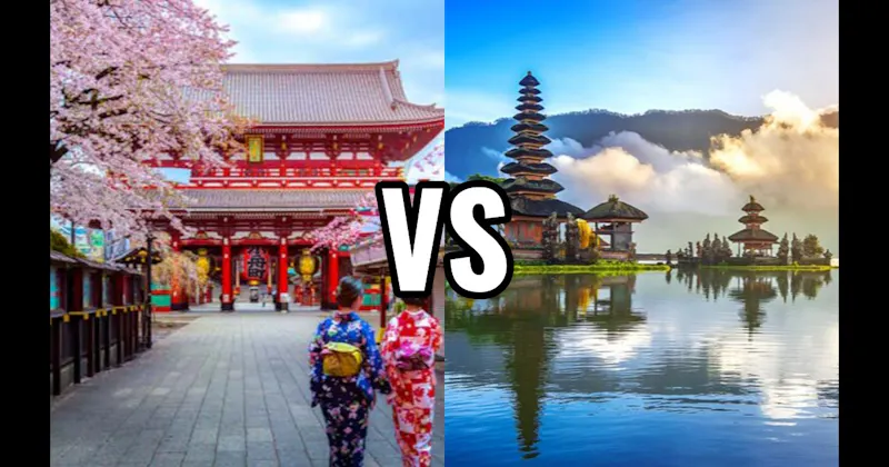 Bali, Indonesia vs. Tokyo, Japan