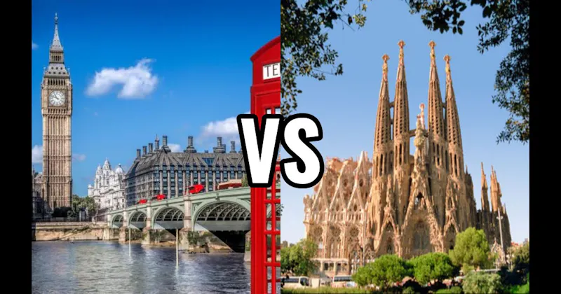 Barcelona, Spain vs. London, England