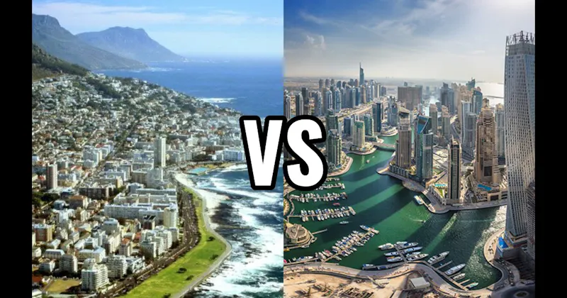 Cape Town, South Africa vs. Dubai, UAE