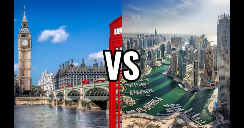 Dubai, UAE vs. London, England