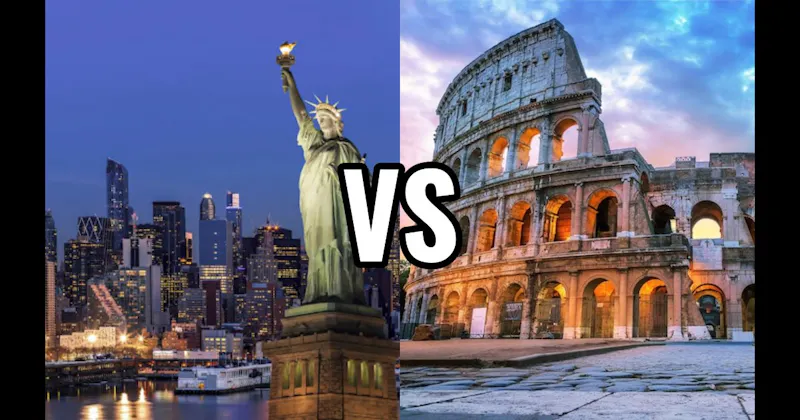 New York City vs. Rome, Italy