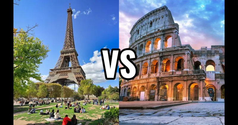 Paris, France vs. Rome, Italy