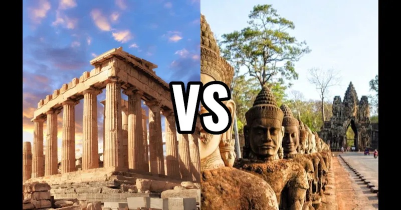 Acropolis of Athens vs. Angkor Wat