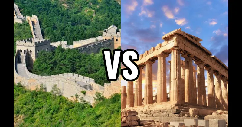 Acropolis of Athens vs. Great Wall of China