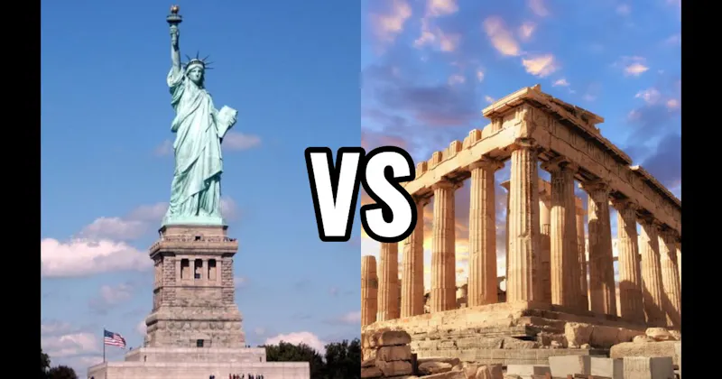 Acropolis of Athens vs. Statue of Liberty