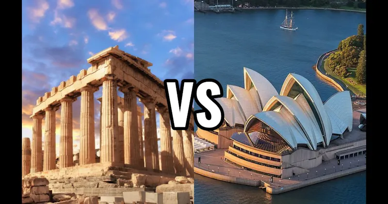Acropolis of Athens vs. Sydney Opera House