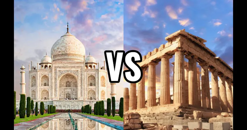Acropolis of Athens vs. Taj Mahal