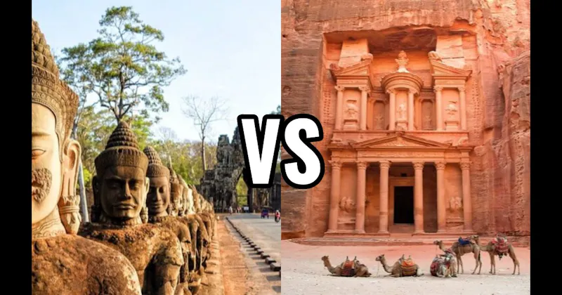 Angkor Wat vs. Petra