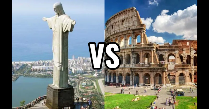 Christ the Redeemer vs. Colosseum