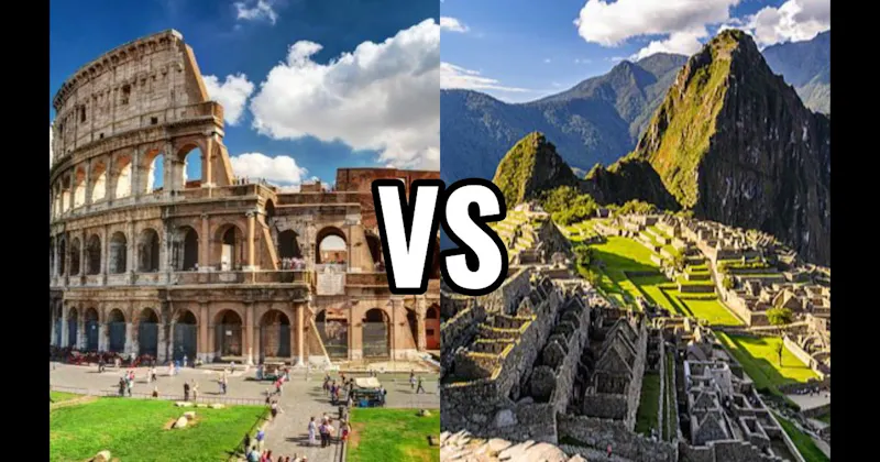 Colosseum vs. Machu Picchu