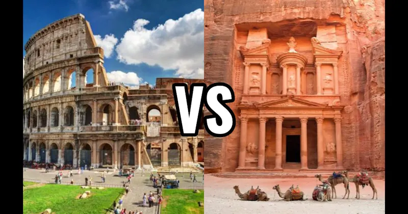 Colosseum vs. Petra