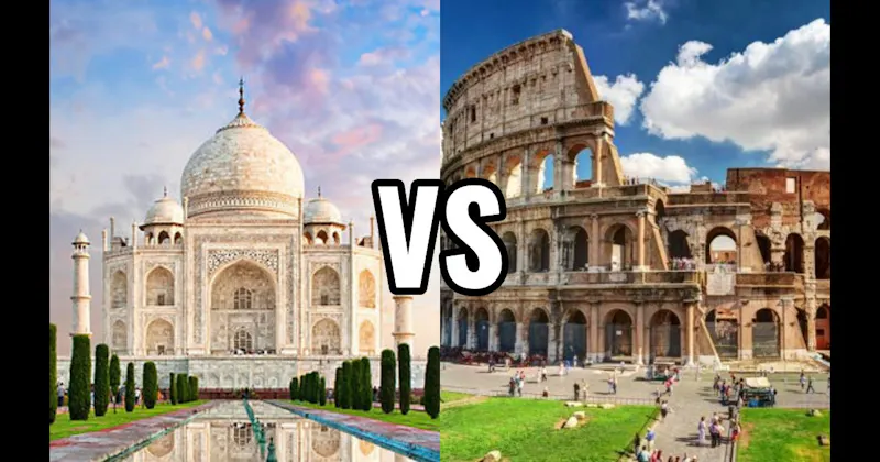 Colosseum vs. Taj Mahal