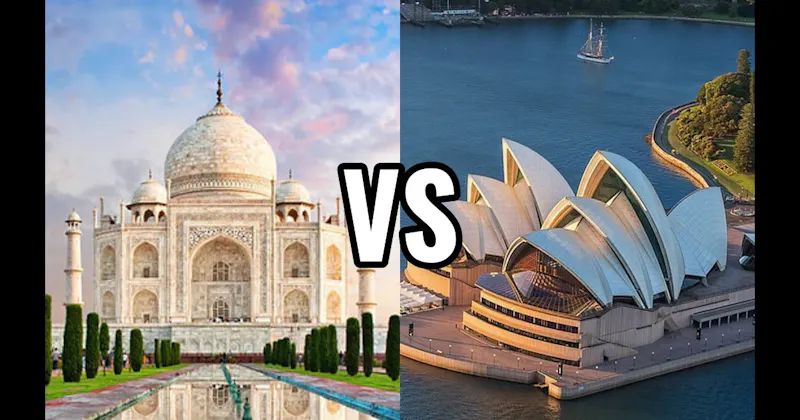 Sydney Opera House vs. Taj Mahal