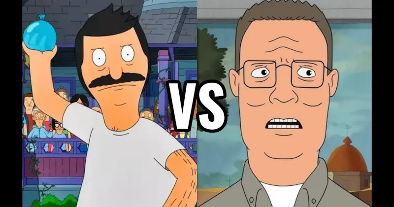 Bob Belcher (Bob’s Burgers) vs. Hank Hill (King of the Hill)