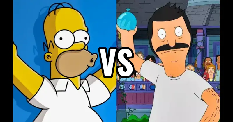 Bob Belcher (Bob’s Burgers) vs. Homer Simpson (The Simpsons)