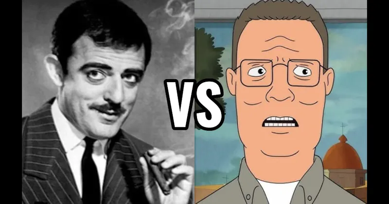 Gomez Addams (Addams Family) vs. Hank Hill (King of the Hill)