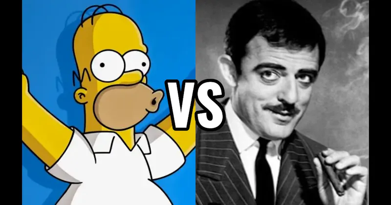 Gomez Addams (Addams Family) vs. Homer Simpson (The Simpsons)