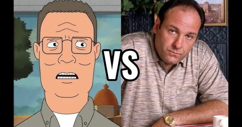 Hank Hill (King of the Hill) vs. Tony Soprano (The Sopranos)