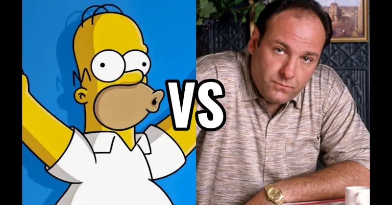 Homer Simpson (The Simpsons) vs. Tony Soprano (The Sopranos)