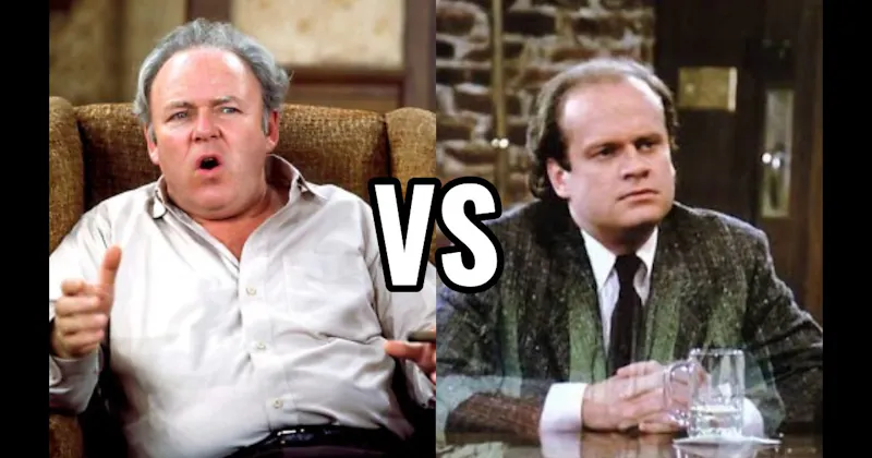 Archie Bunker (All in the Family) vs. Frasier Crane (Cheers / Frasier)
