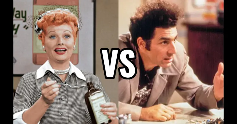 Cosmo Kramer (Seinfeld) vs. Lucy Ricardo (I Love Lucy)