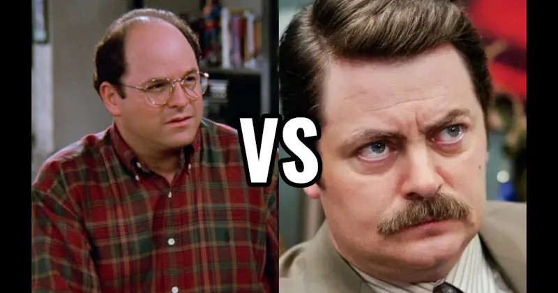 George Costanza (Seinfeld) vs. Ron Swanson (Parks and Recreation)