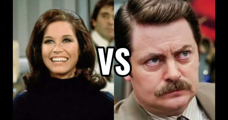 Mary Richards (The Mary Tyler Moore Show) vs. Ron Swanson (Parks and Recreation)