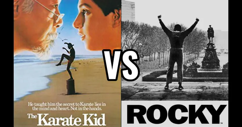 Karate Kid (1984) vs. Rocky