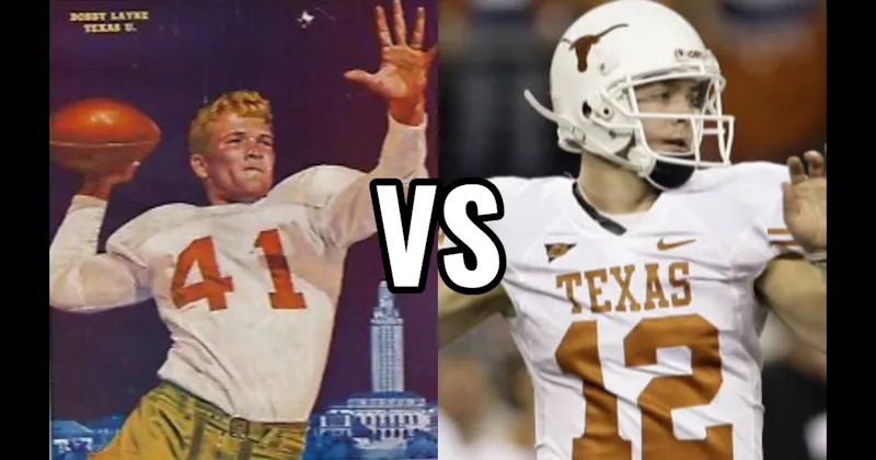 Bobby Layne vs. Colt McCoy