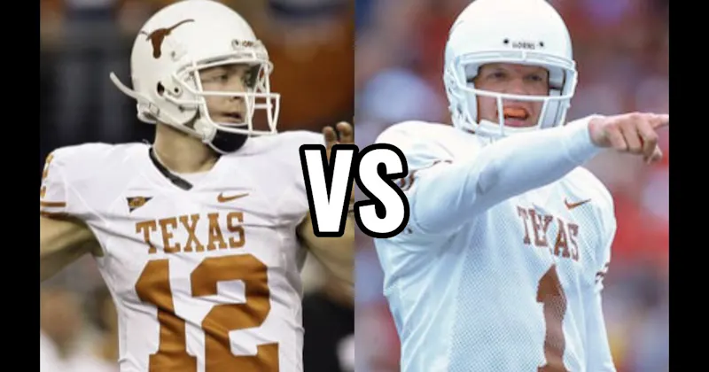 Chris Simms vs. Colt McCoy