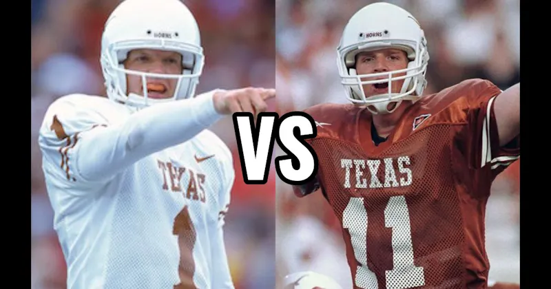 Chris Simms vs. Major Applewhite