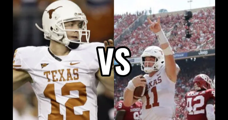 Colt McCoy vs. Sam Ehlinger