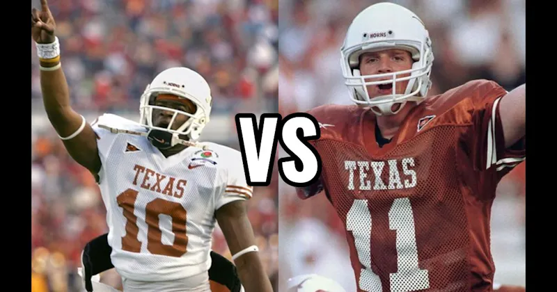 Major Applewhite vs. Vince Young
