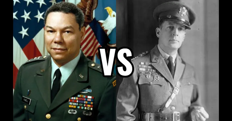 Colin Powell vs. Douglas MacArthur