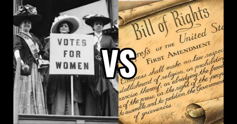 Bill of Rights (1791) vs. Nineteenth Amendment (1920)