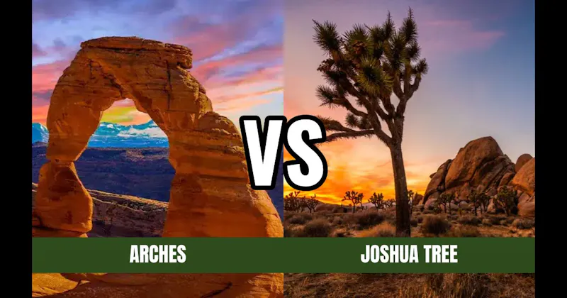 Arches National Park vs. Joshua Tree National Park