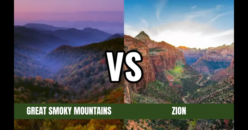 Smoky Mountains National Park vs. Zion National Park
