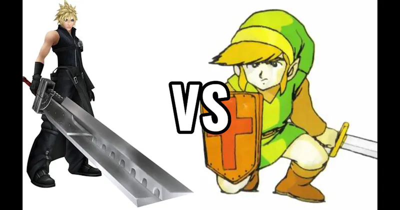 Cloud Strife (Final Fantasy VII) vs. Link (Zelda)