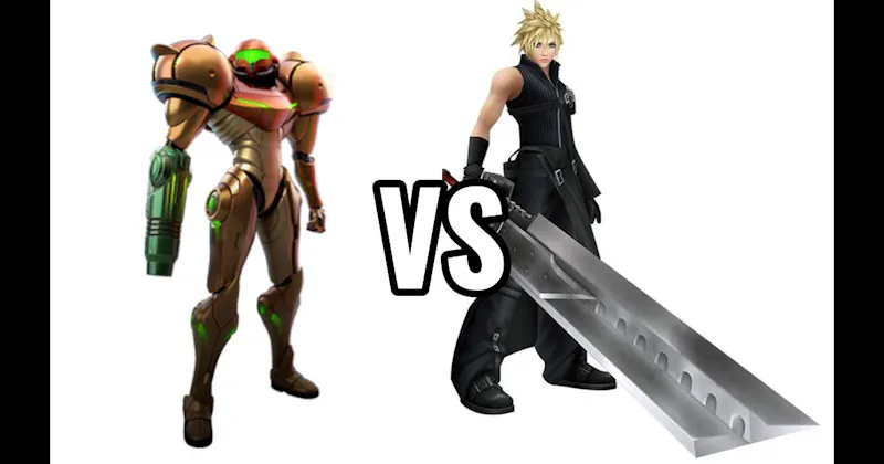 Cloud Strife (Final Fantasy VII) vs. Samus Aran (Metroid)