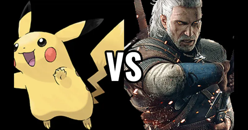 Geralt of Rivia (The Witcher) vs. Pikachu (Pokémon)