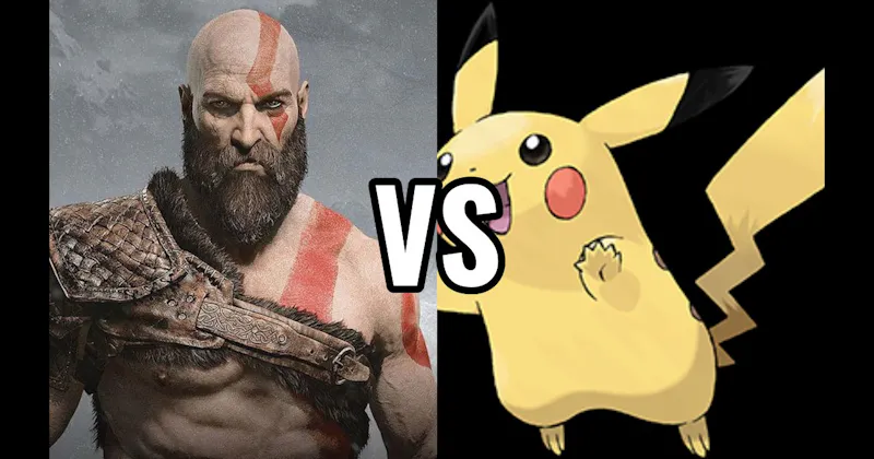Kratos (God of War) vs. Pikachu (Pokémon)