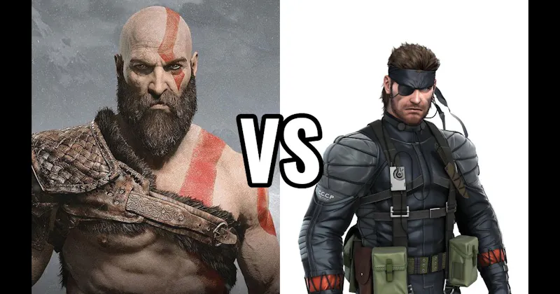 Kratos (God of War) vs. Solid Snake (Metal Gear Solid)