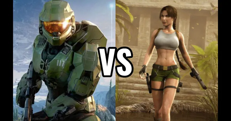 Lara Croft (Tomb Raider) vs. Master Chief (Halo)