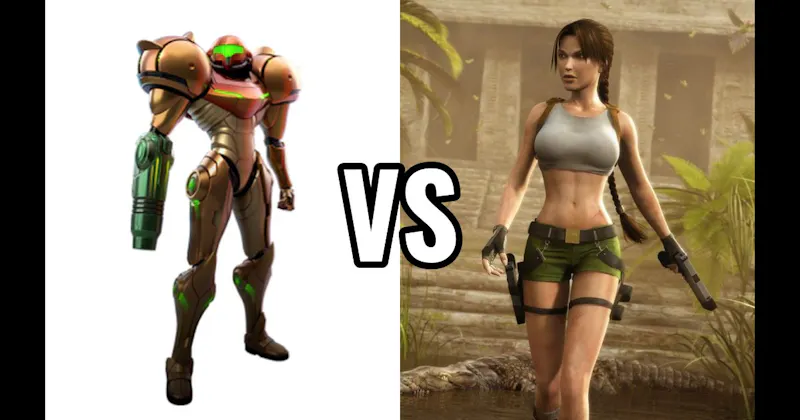 Lara Croft (Tomb Raider) vs. Samus Aran (Metroid)