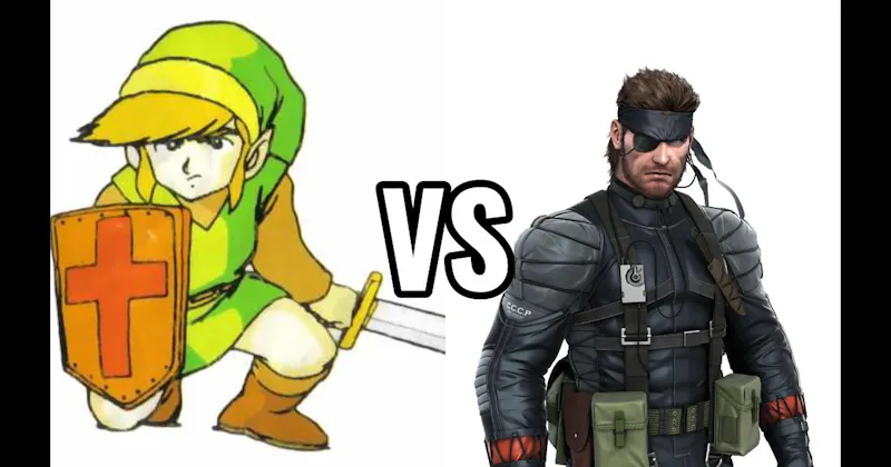 Link (Zelda) vs. Solid Snake (Metal Gear Solid)