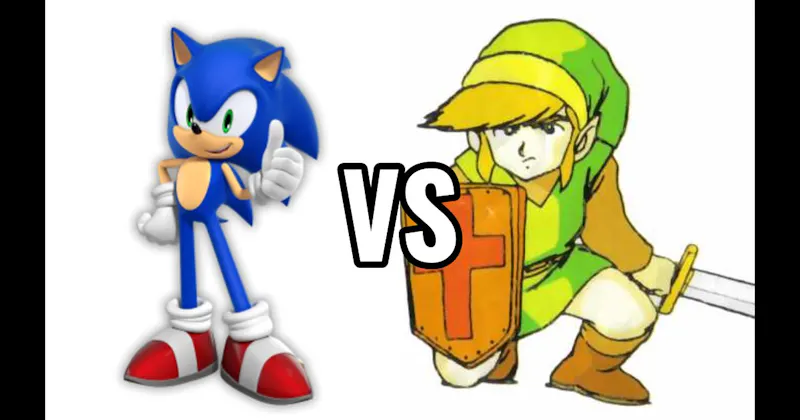 Link (Zelda) vs. Sonic the Hedgehog 