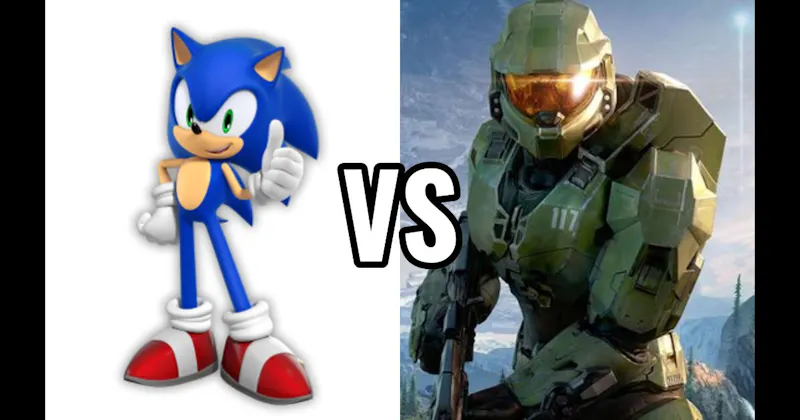 Master Chief (Halo) vs. Sonic the Hedgehog 