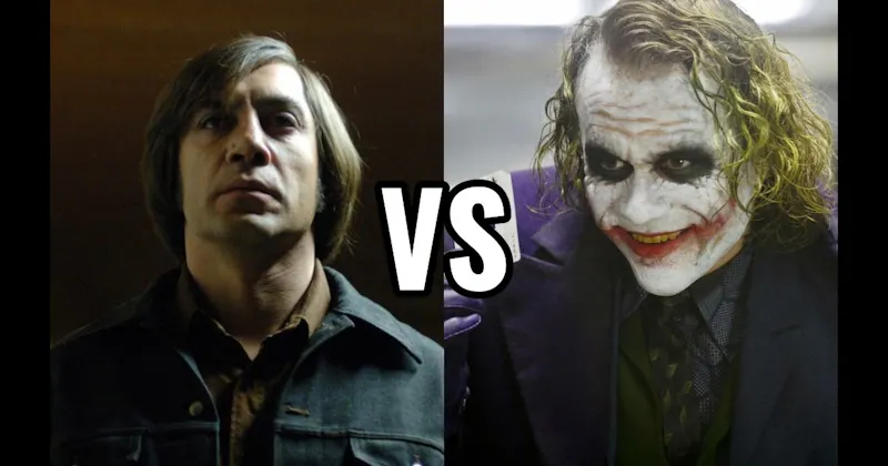 Anton Chigurh vs. Joker